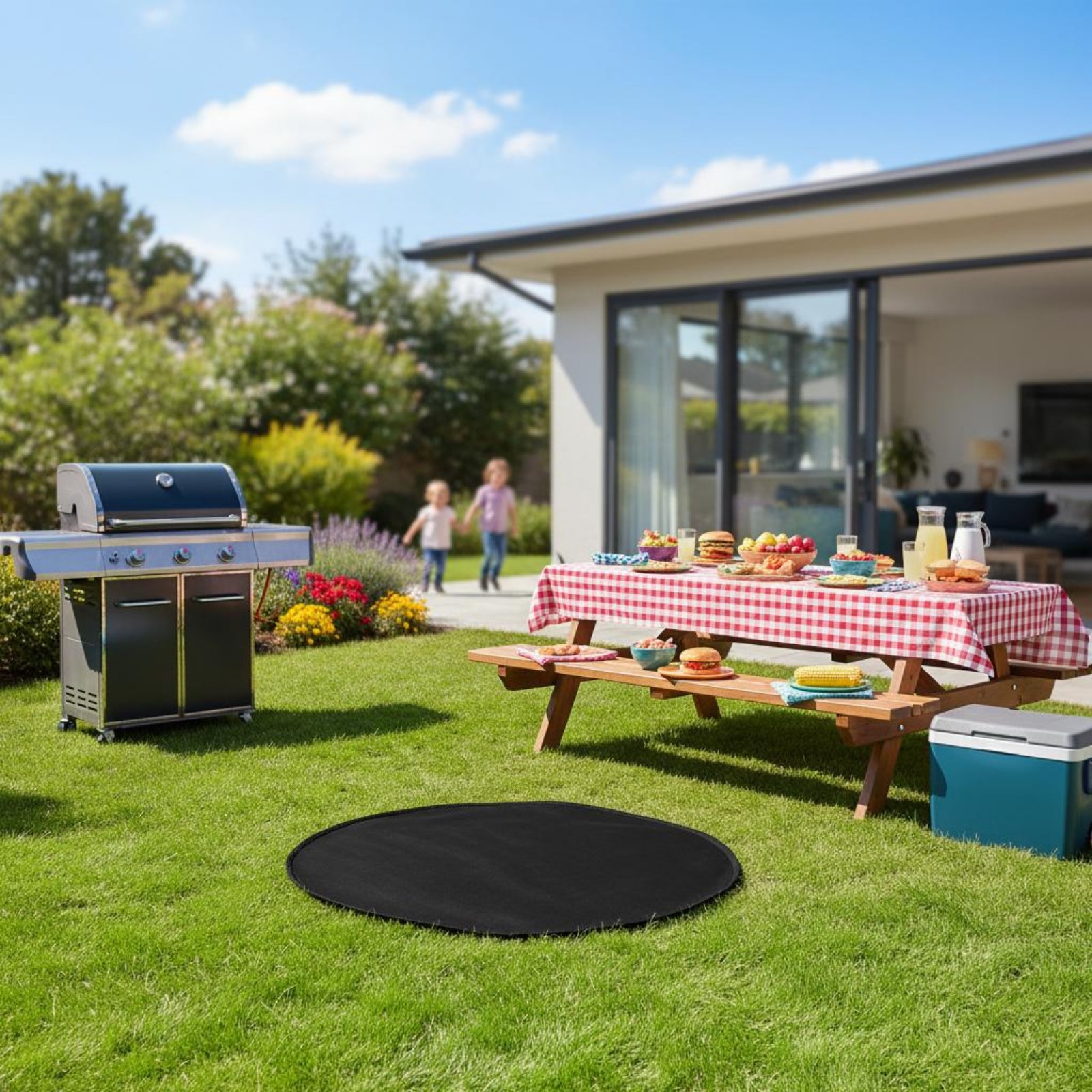 Heat Resistant Mat - Fireproof Grill Mat Easy to Clean