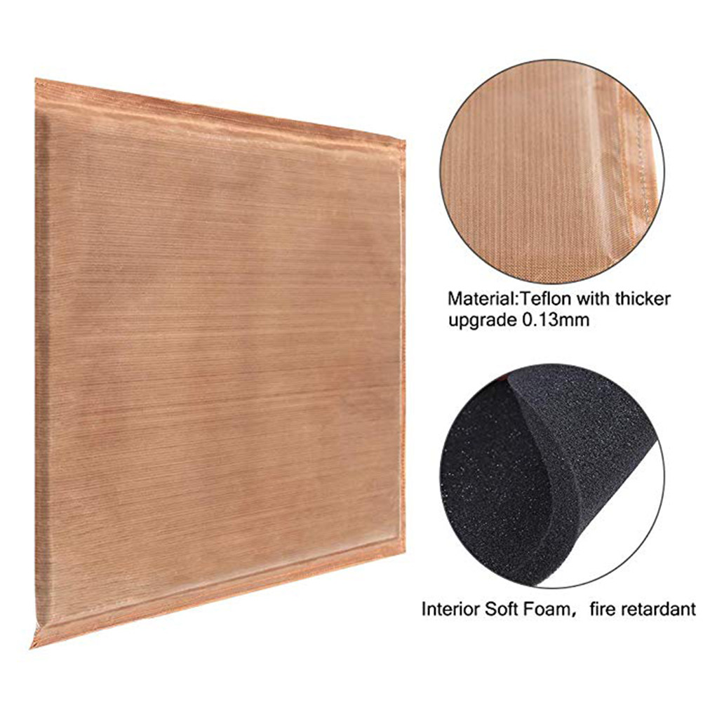 Heat Resistant Mat - 2pcs Press 10X10Inch Reusable Ptfe Resistant