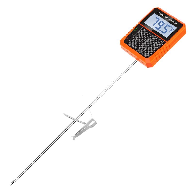Digital Thermometer Probe - AB47-TP510 Waterproof Digital Candy Thermometer, 8.1