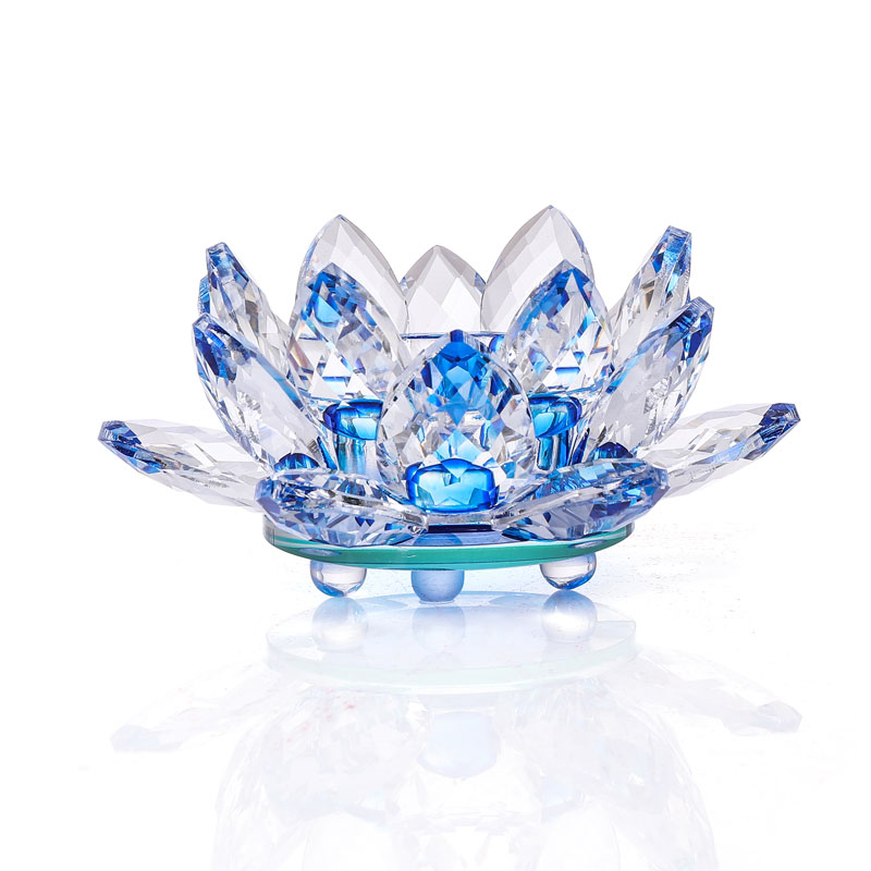 Handcrafts Crystal Lotus Flowe - Candle Glass Supplies avaliação e preço