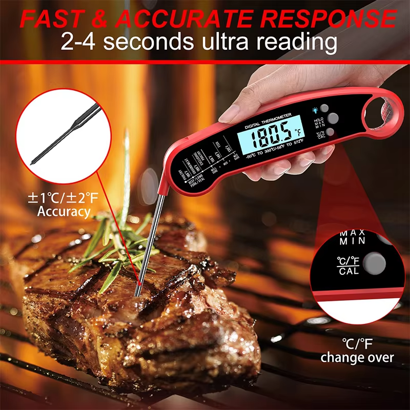 LMETJMA Digital Meat Thermomet - Digital Thermometer Probe avaliação e preço