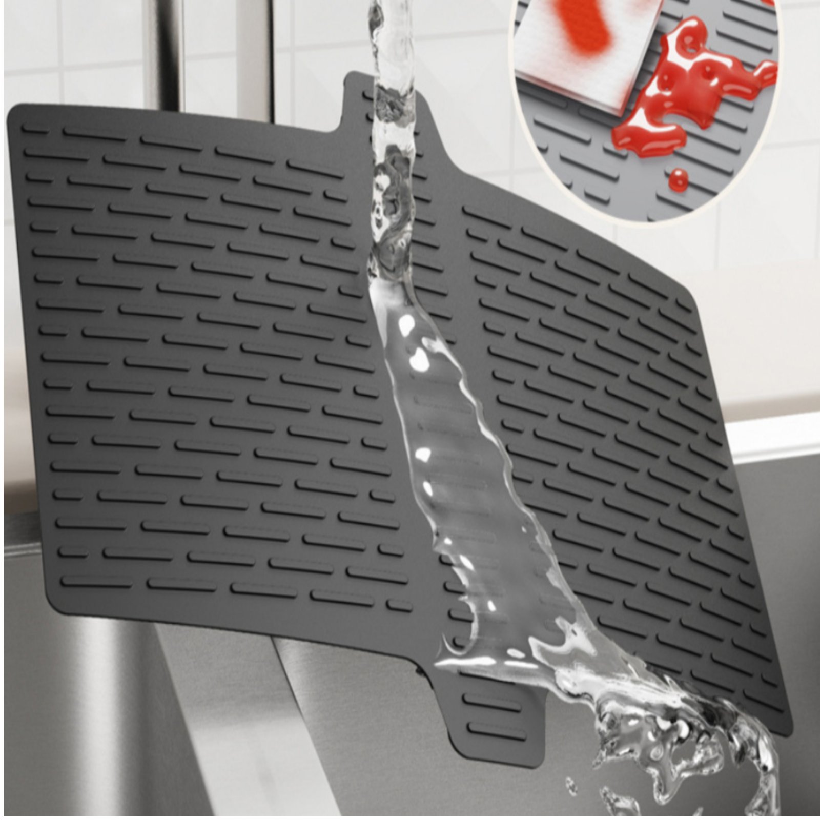 Silicone Sink Divider Mat Non- - Heat Resistant Mat avaliação e preço