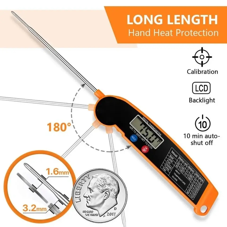 Hot Sale Digital Kitchen Food  - Digital Thermometer Probe avaliação e preço