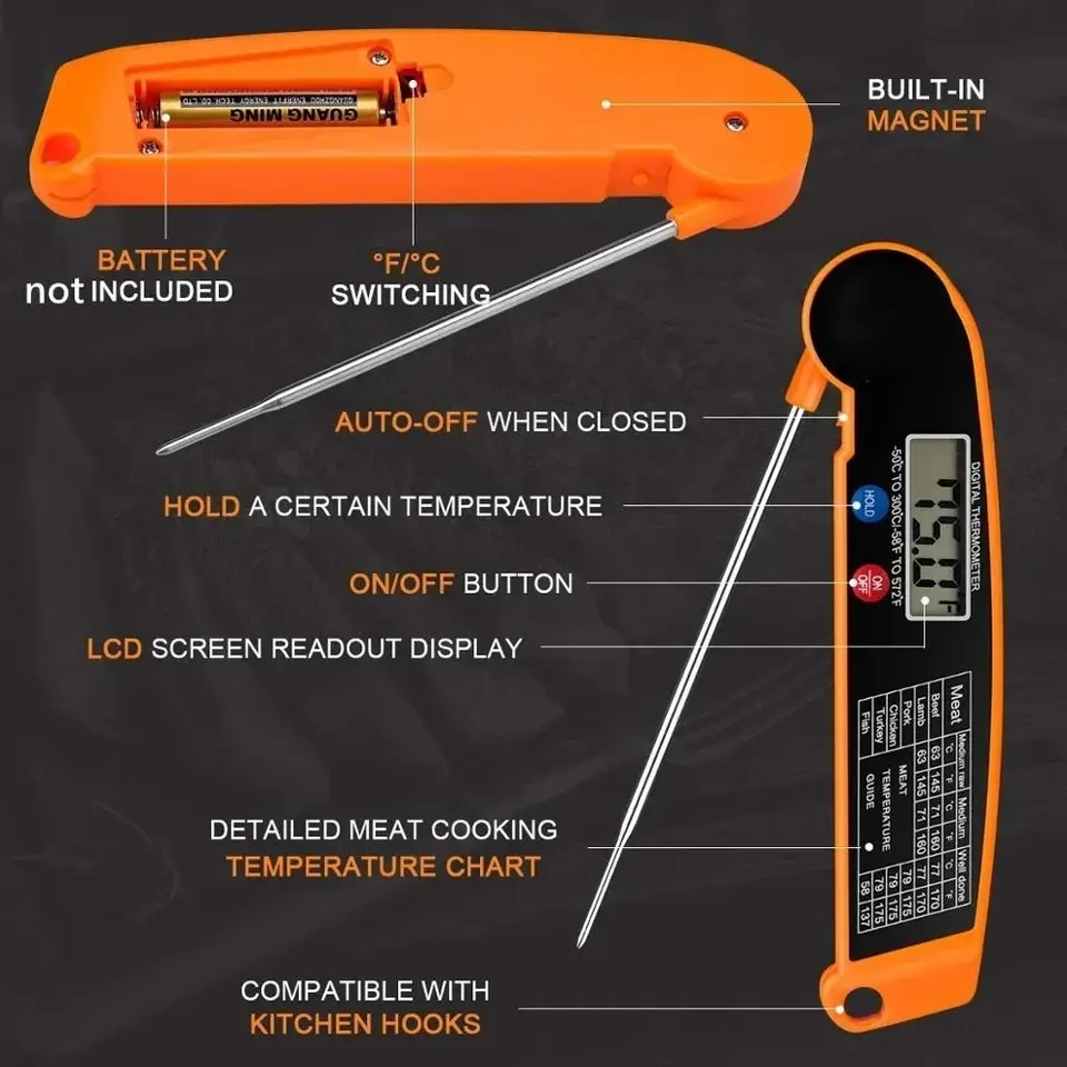 Hot Sale Digital Kitchen Food  - Digital Thermometer Probe avaliação e preço