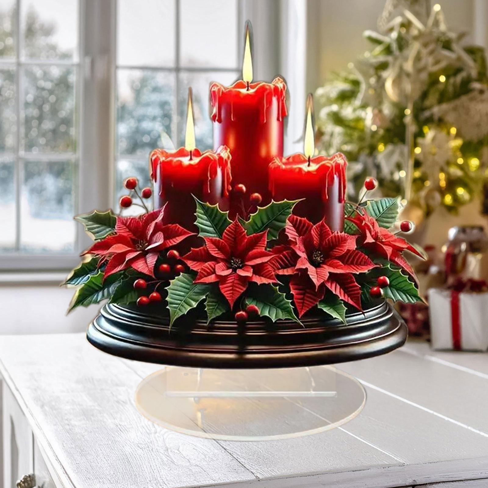 Christmas Decorations Table Ce - Candle Supplies Europe avaliação e preço