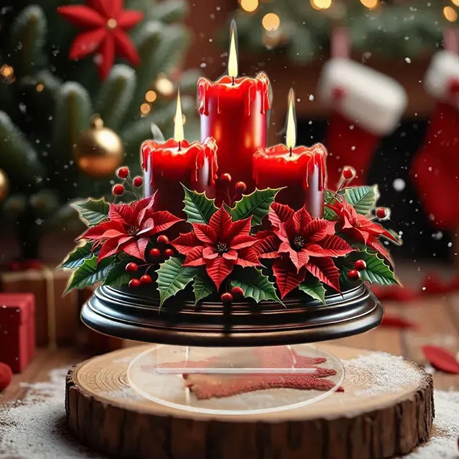 Christmas Decorations Table Ce - Candle Supplies Europe avaliação e preço
