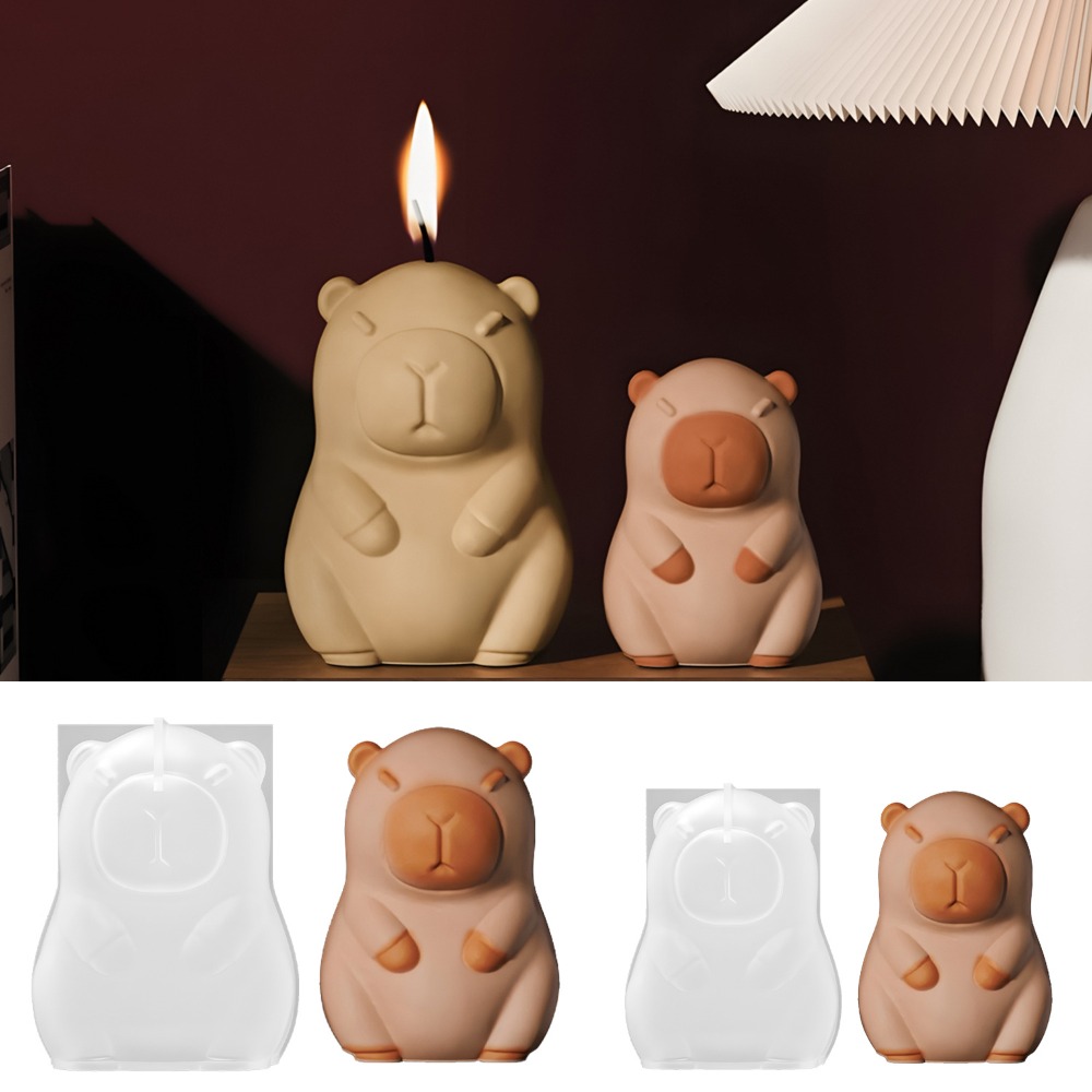 Standing Capybara Scent Candle - Candle Supplies Storage avaliação e preço