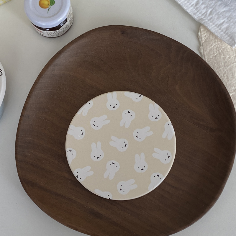 Hot Cute Miffy Series Coffee C - Heat Resistant Mat avaliação e preço
