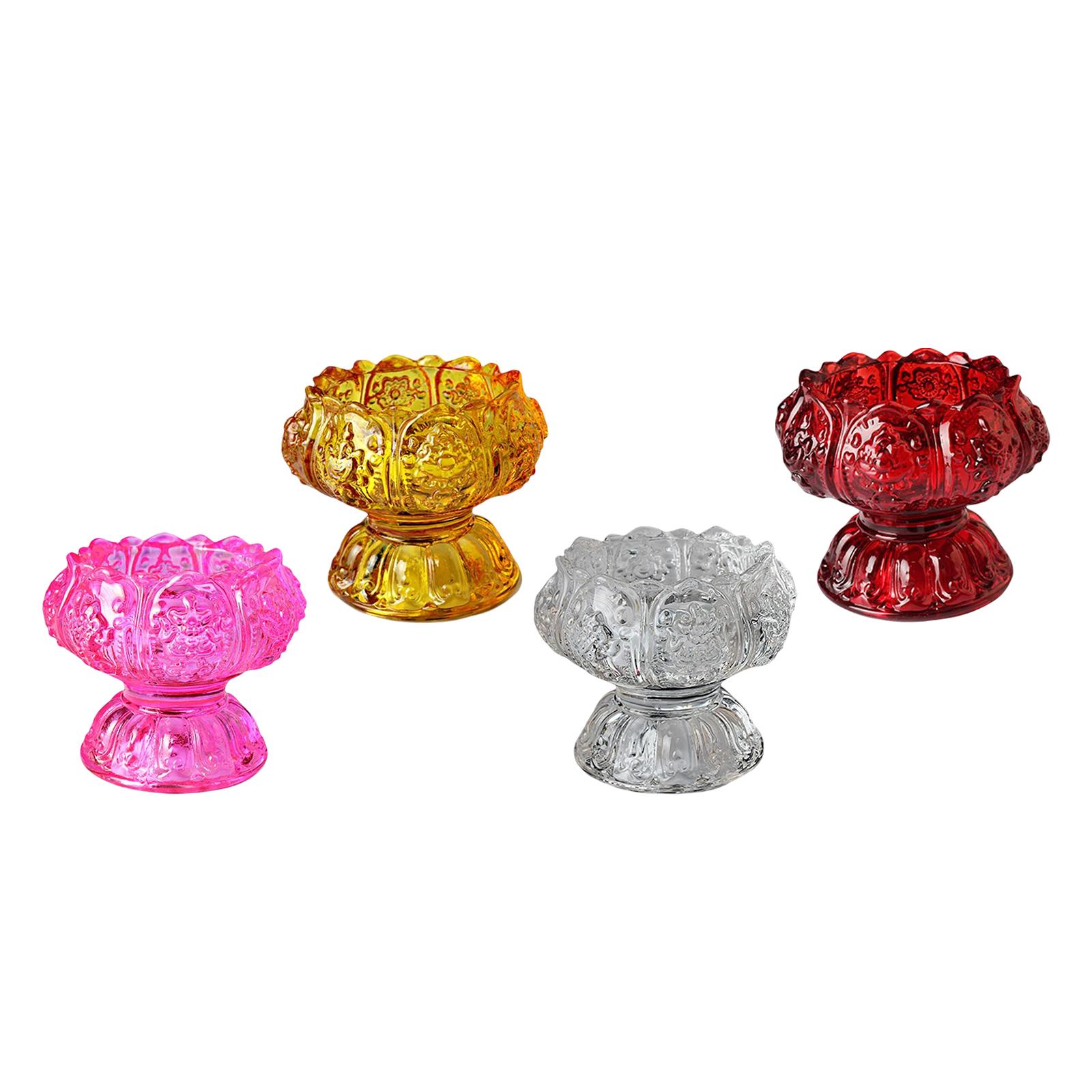 Tea Light Holder for Buddhist  - Candle Glass Supplies avaliação e preço