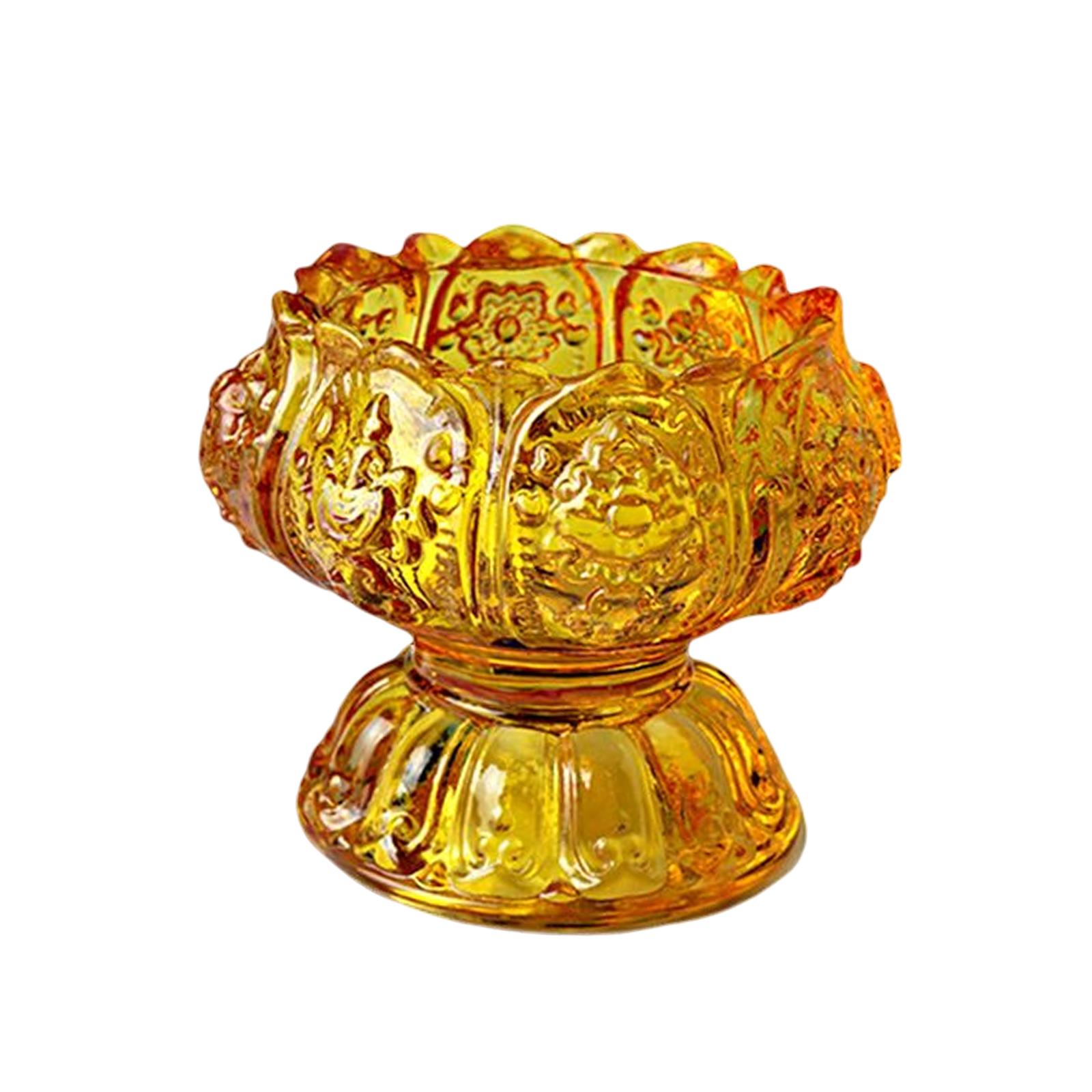 Tea Light Holder for Buddhist  - Candle Glass Supplies avaliação e preço