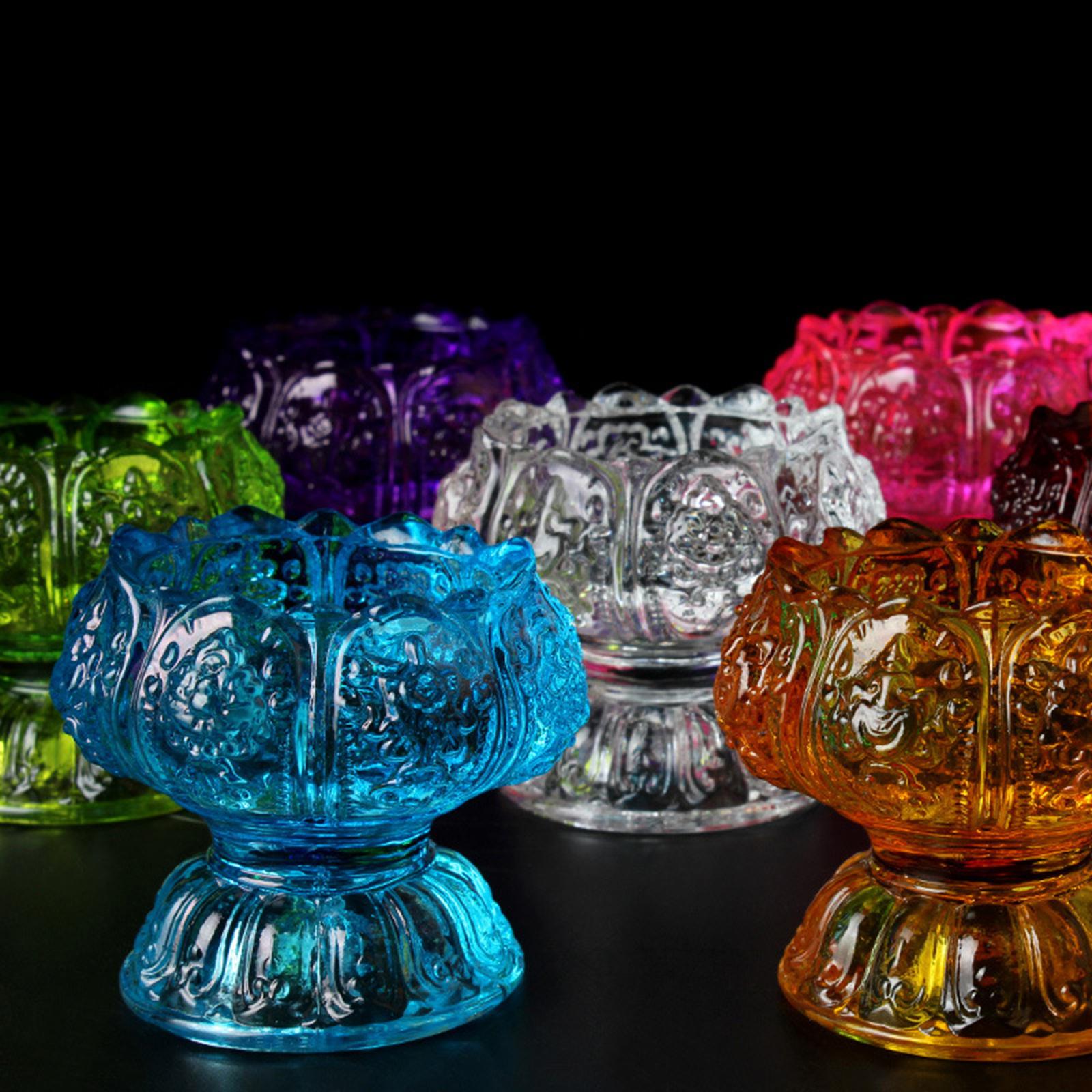 Tea Light Holder for Buddhist  - Candle Glass Supplies avaliação e preço