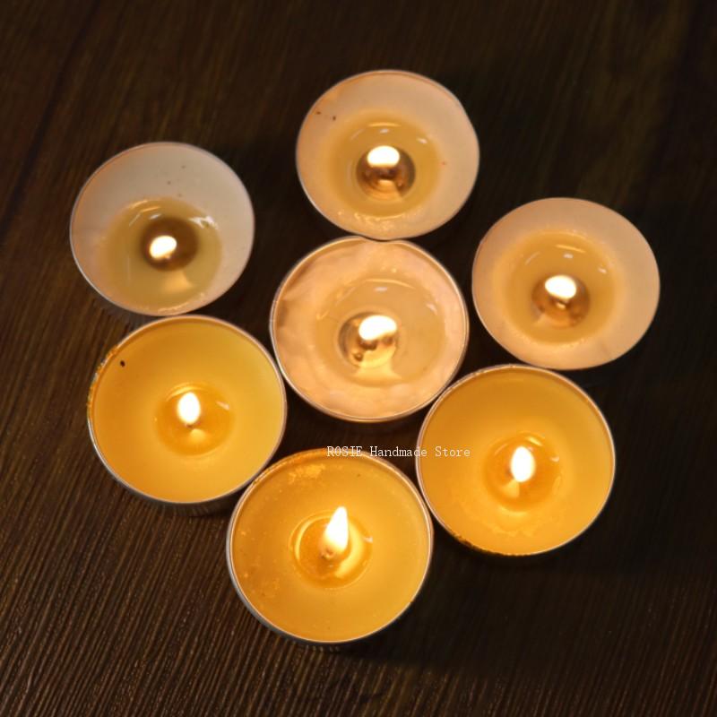 Empty Tea Wax Circular Aluminu - Candle Supplies Storage avaliação e preço