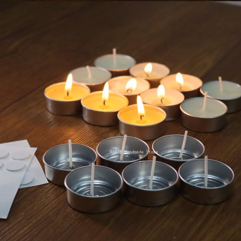 Empty Tea Wax Circular Aluminu - Candle Supplies Storage avaliação e preço
