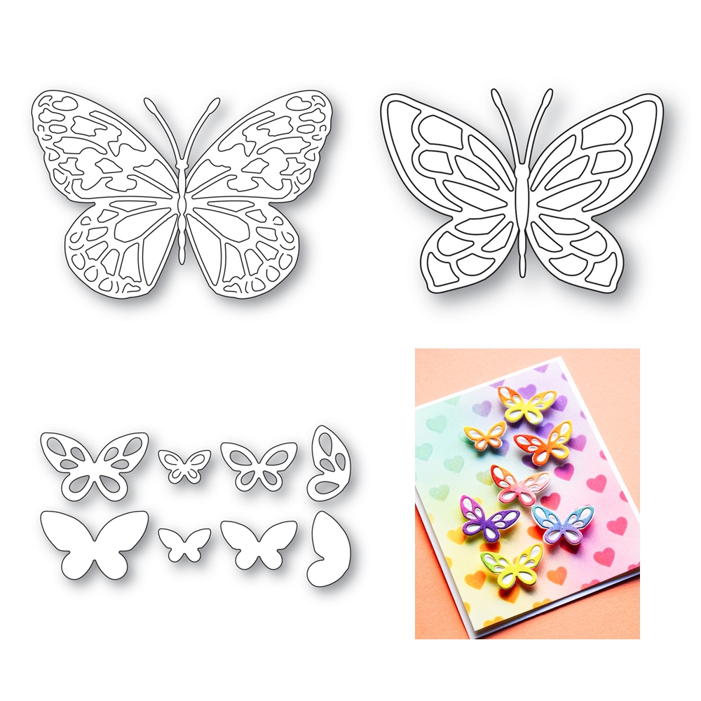 Stained Glass Butterfly Metal  - Candle Glass Supplies avaliação e preço
