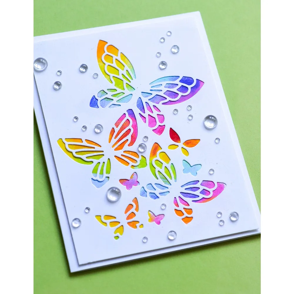 Stained Glass Butterfly Metal  - Candle Glass Supplies avaliação e preço
