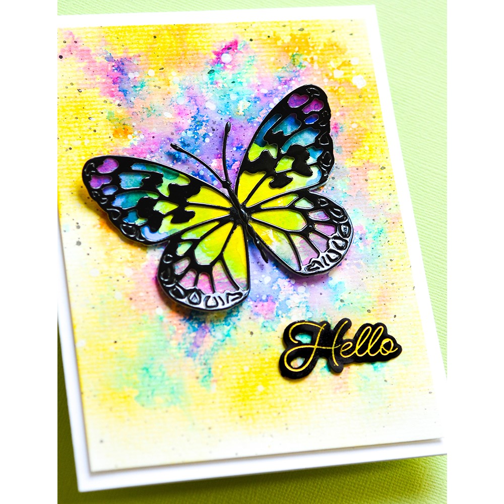 Stained Glass Butterfly Metal  - Candle Glass Supplies avaliação e preço