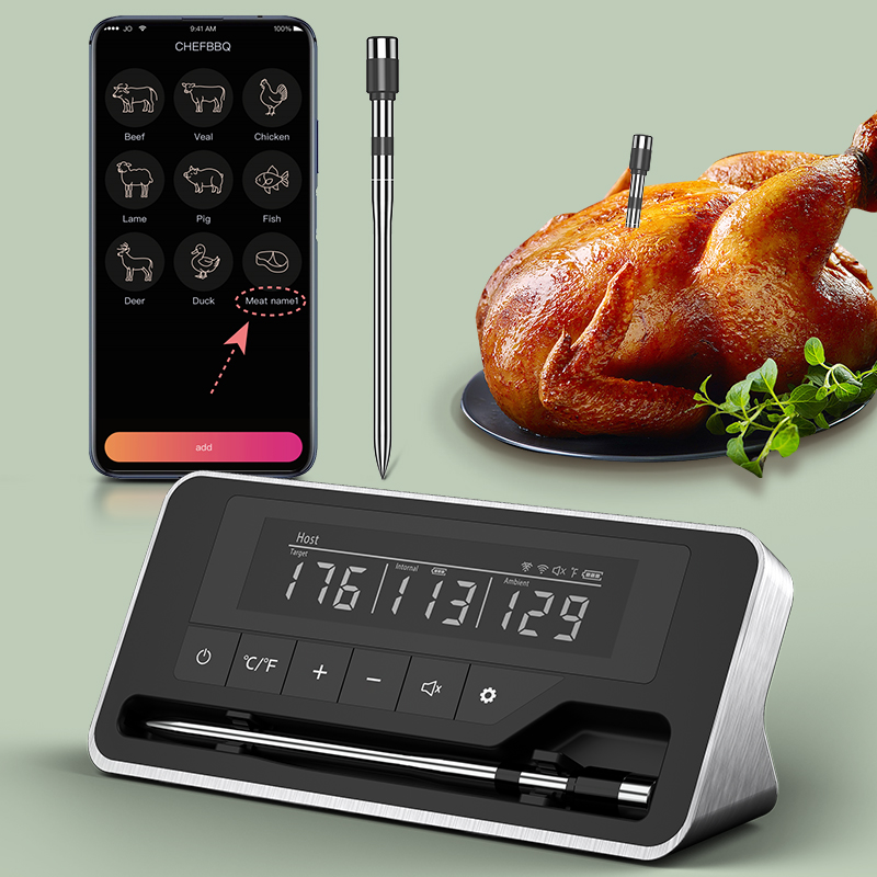 Meat Thermometer Wireless Prob - Digital Thermometer Probe avaliação e preço