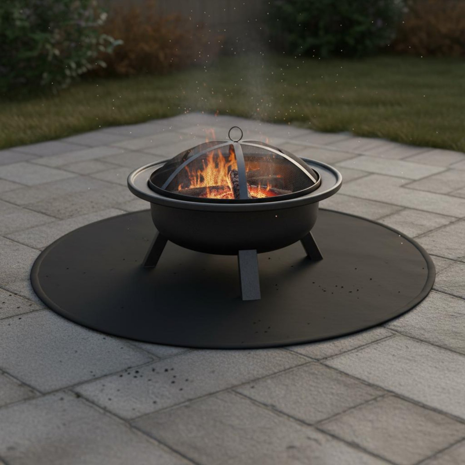 Fireproof Grill Mat Easy to Cl - Heat Resistant Mat avaliação e preço