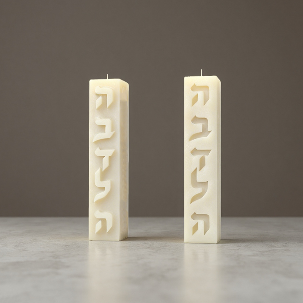 DIY Silicone Candle Mold Hebre - Candle Supplies Storage avaliação e preço