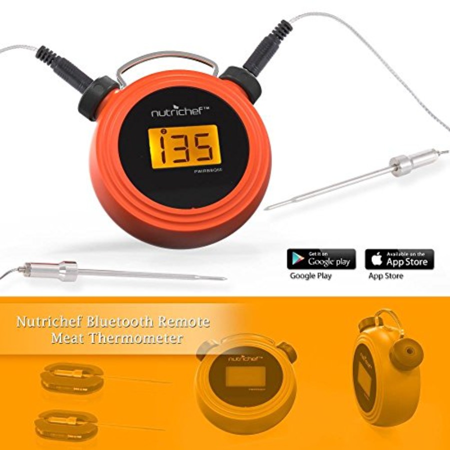 Smart Bluetooth BBQ Grill Ther - Digital Thermometer Probe avaliação e preço