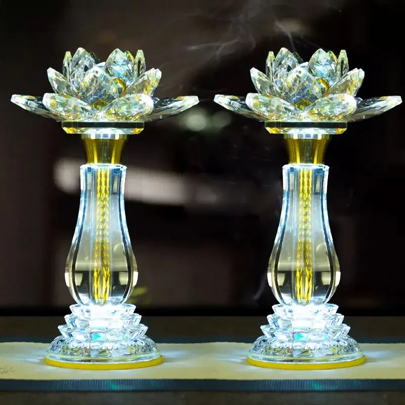 2pcs Glass Simulated Candle Ho - Candle Glass Supplies avaliação e preço