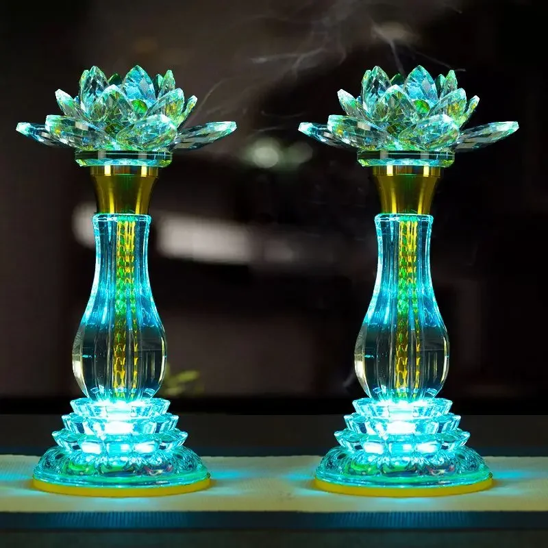 2pcs Glass Simulated Candle Ho - Candle Glass Supplies avaliação e preço