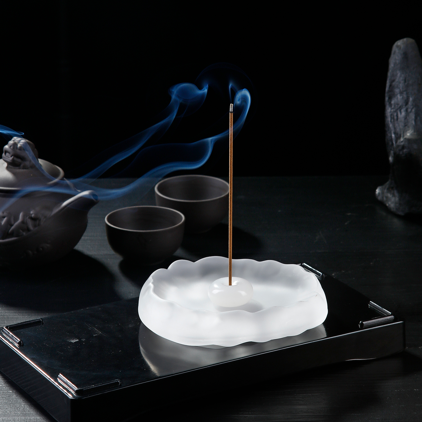 Mini Jade Incense Burner Incen - Candle Glass Supplies avaliação e preço