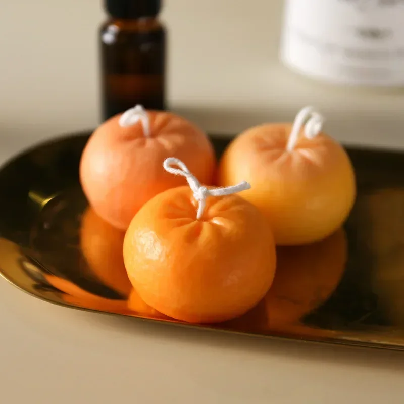 Creative Orange Shape Candle S - Candle Supplies Storage avaliação e preço