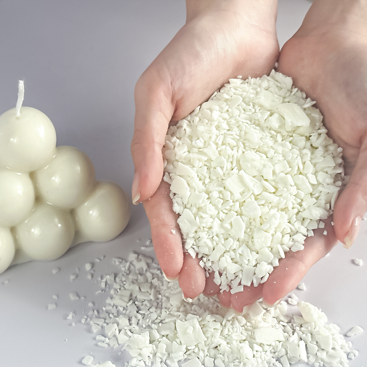 250g/500g Natural Soy Wax Gran - Candle Supplies Storage avaliação e preço