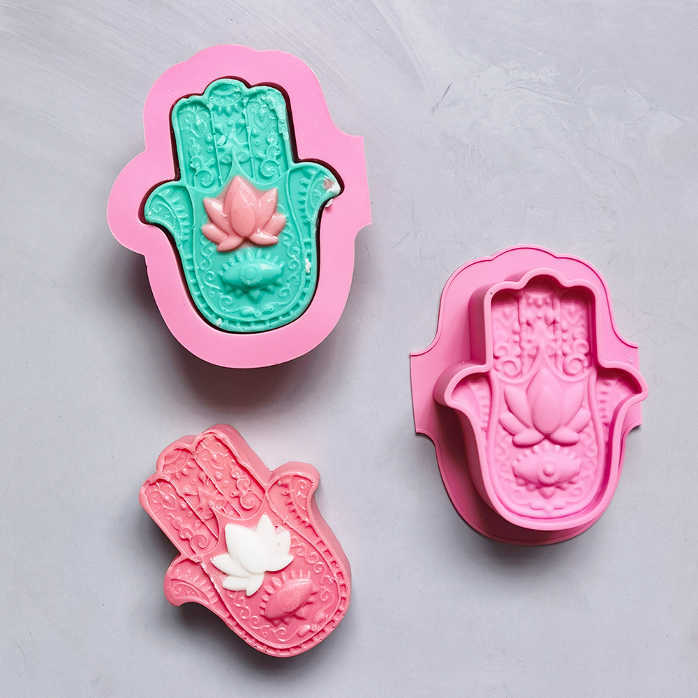 2/4pcs Silicone Soap Molds DIY - Candle Supplies Storage avaliação e preço
