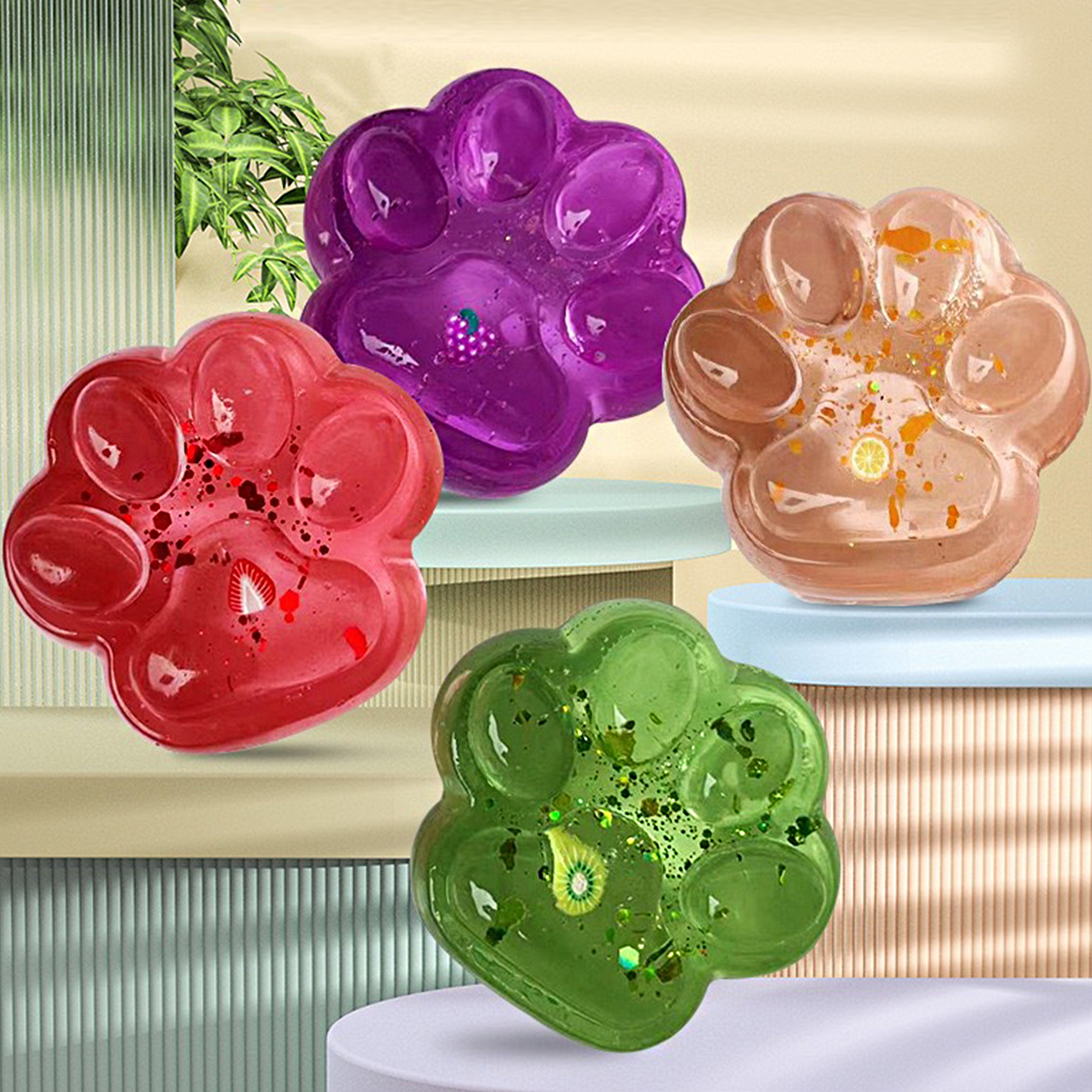 100G 7Colors Jelly Wax DIY Han - Candle Supplies Storage avaliação e preço