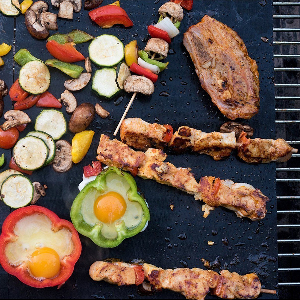 3pcs Bbq Grill Mat Heat Resist - Heat Resistant Mat avaliação e preço