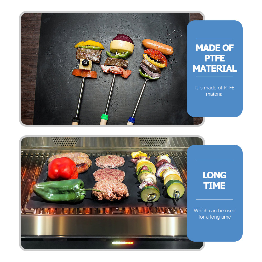 5Pcs Food Grade Nonstick Bbq G - Heat Resistant Mat avaliação e preço
