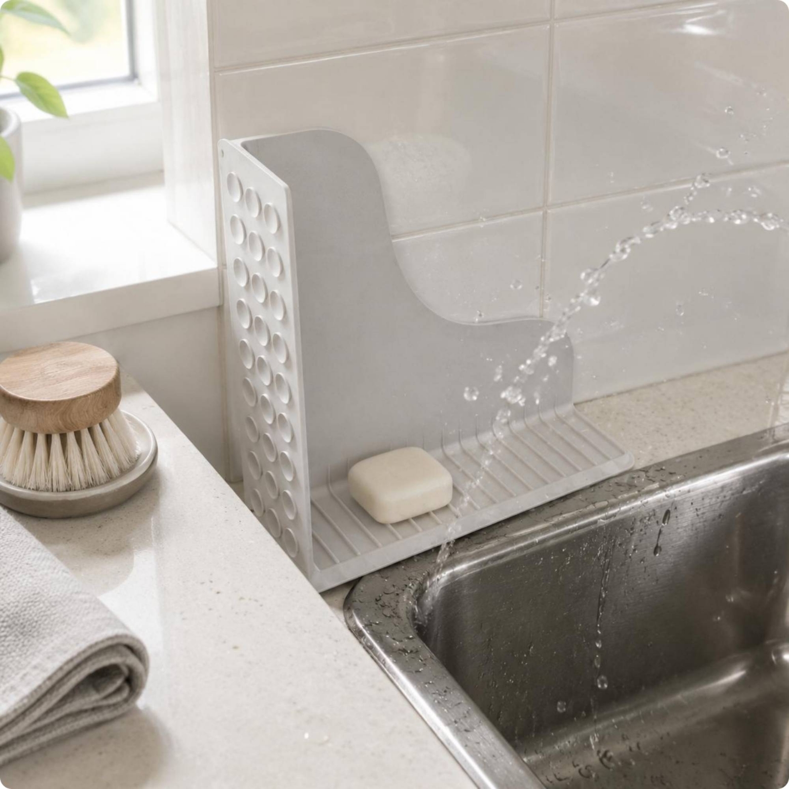 Water Splash Guard Mat BPA Fre - Heat Resistant Mat avaliação e preço