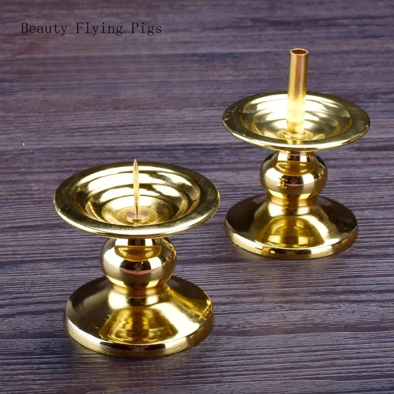 Metal Candlestick Butter Candl - Candle Supplies Europe avaliação e preço