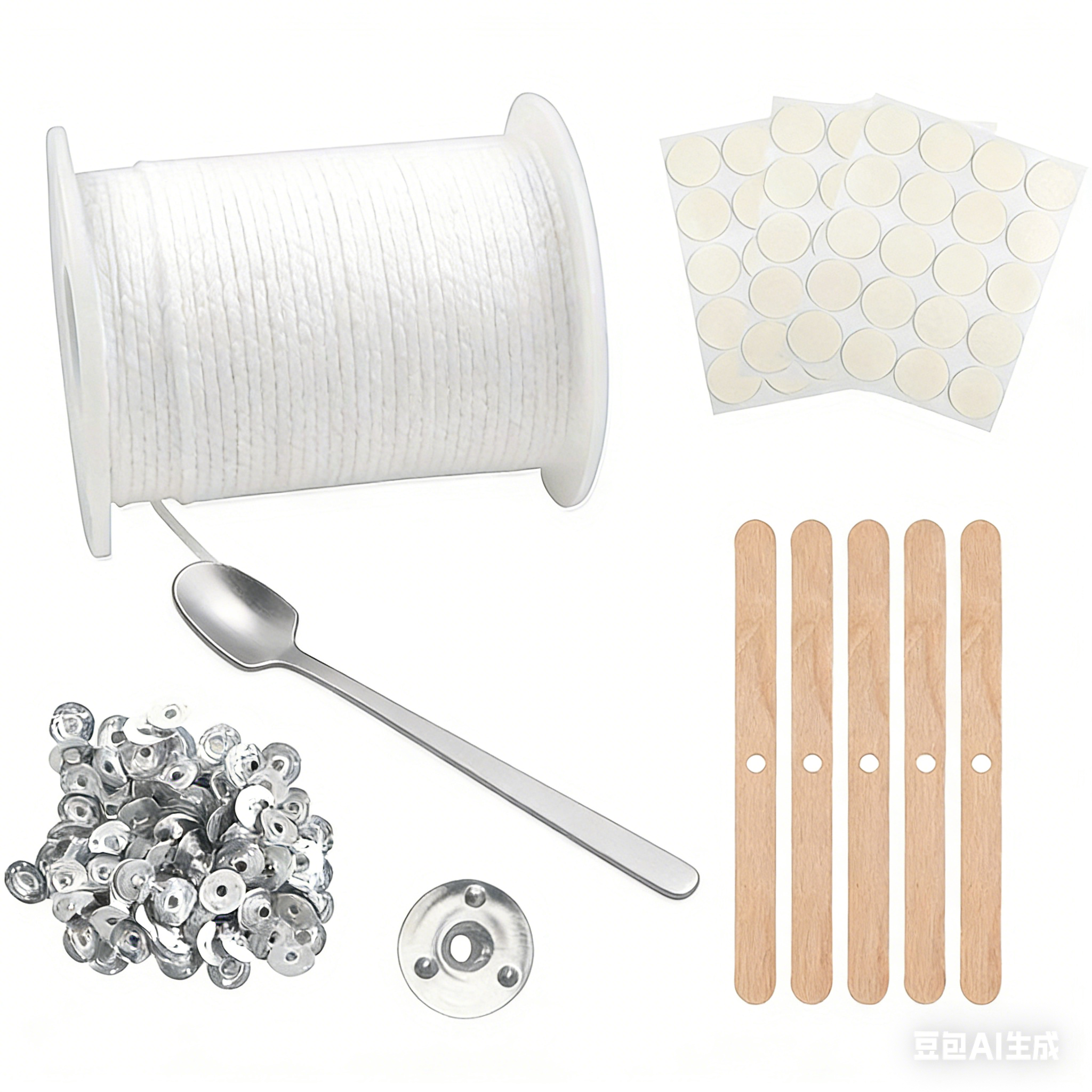 Premium DIY Candle Making Kit: - Wood Wick Tab Set avaliação e preço