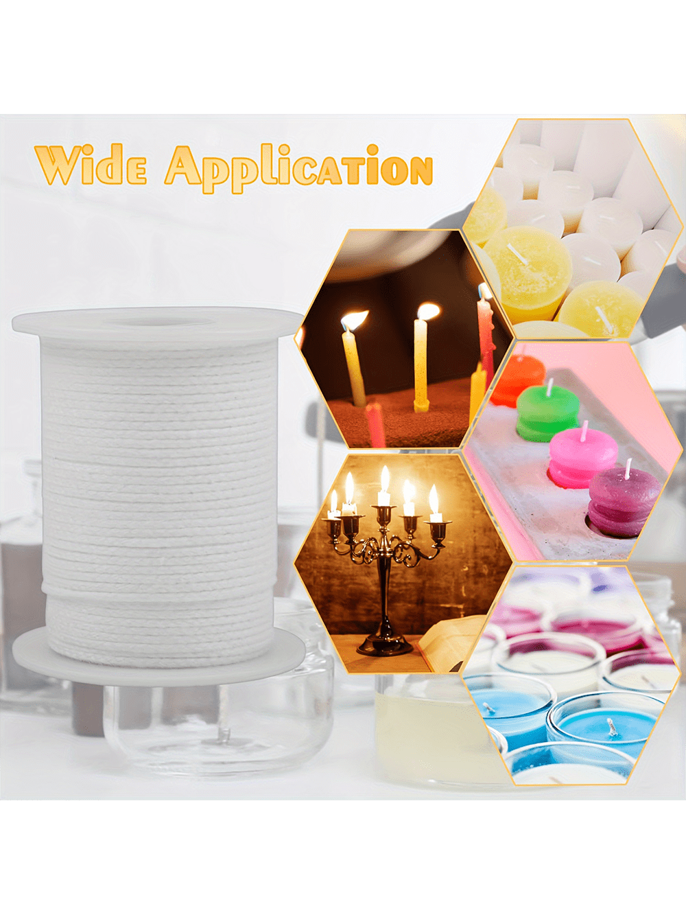 Premium DIY Candle Making Kit: - Wood Wick Tab Set avaliação e preço