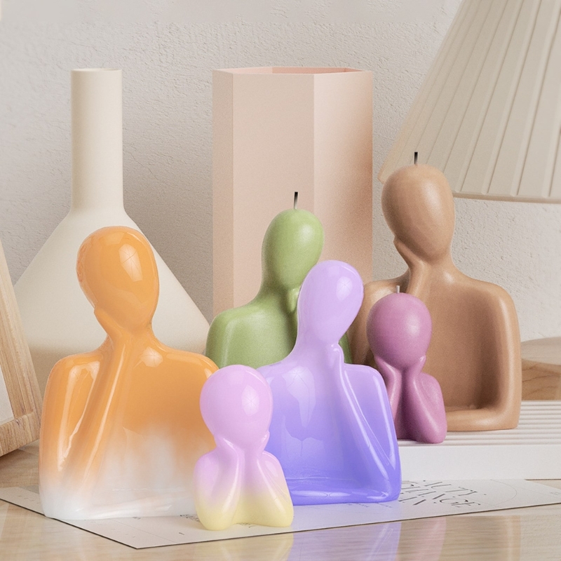3D Family Candle Silicone Mold - Candle Supplies Storage avaliação e preço