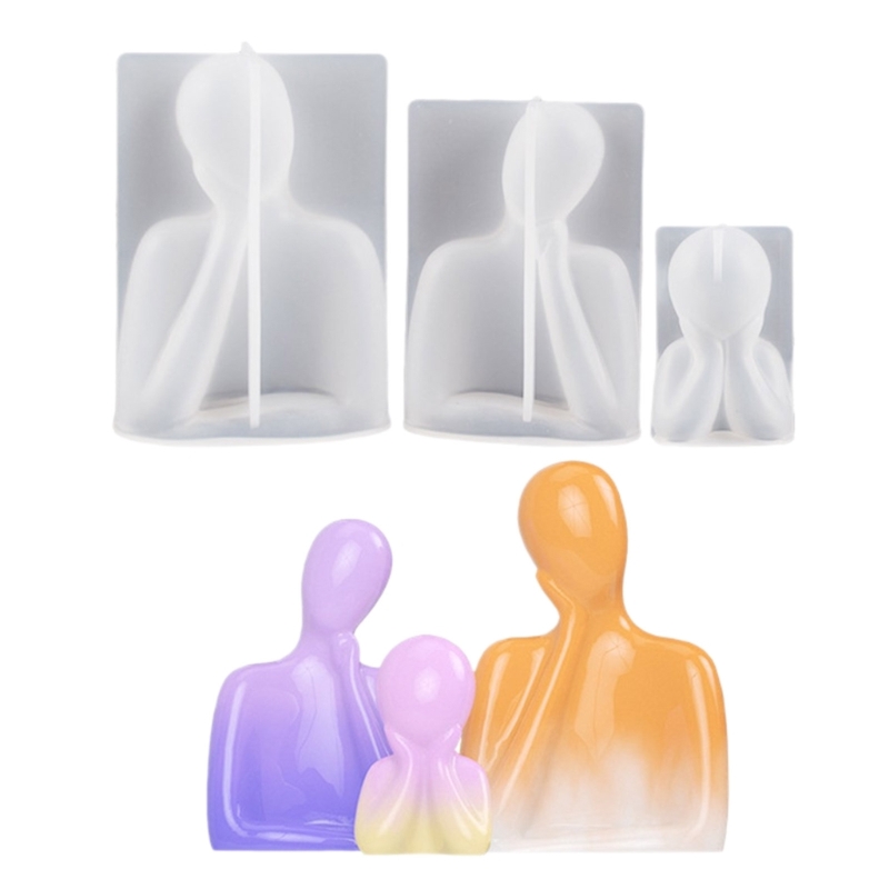 3D Family Candle Silicone Mold - Candle Supplies Storage avaliação e preço