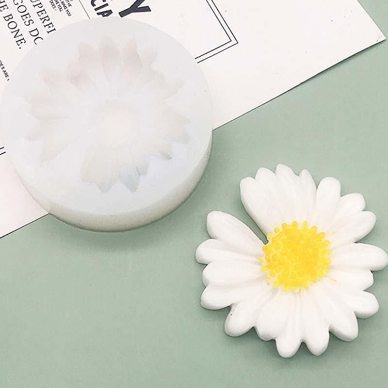 DIY Candle Silicone Mold Daisy - Candle Supplies Storage avaliação e preço