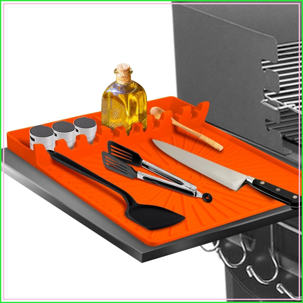 Large Silicone Grill Mat with  - Heat Resistant Mat avaliação e preço
