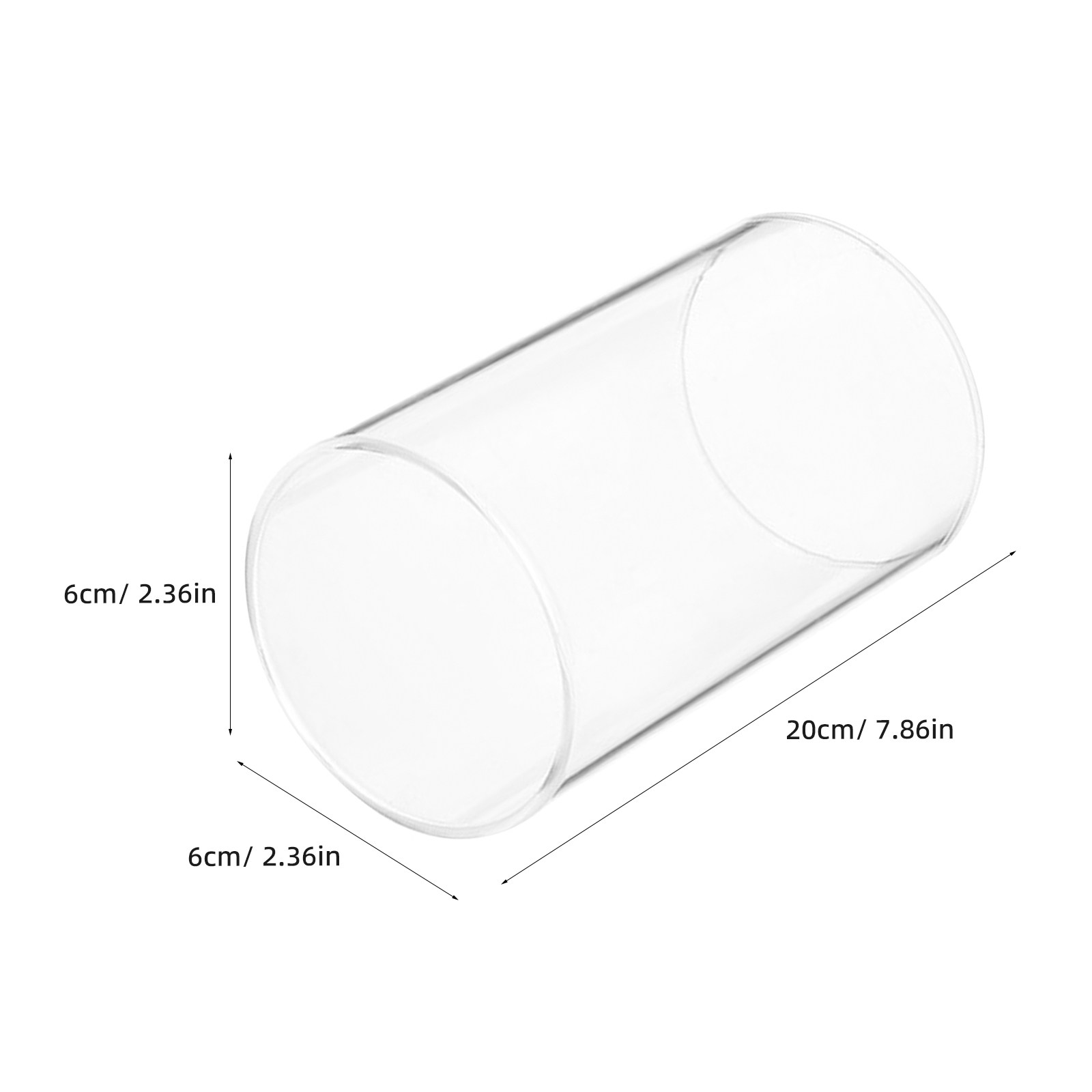 Premium Clear Glass Cylinder C - Candle Glass Supplies avaliação e preço