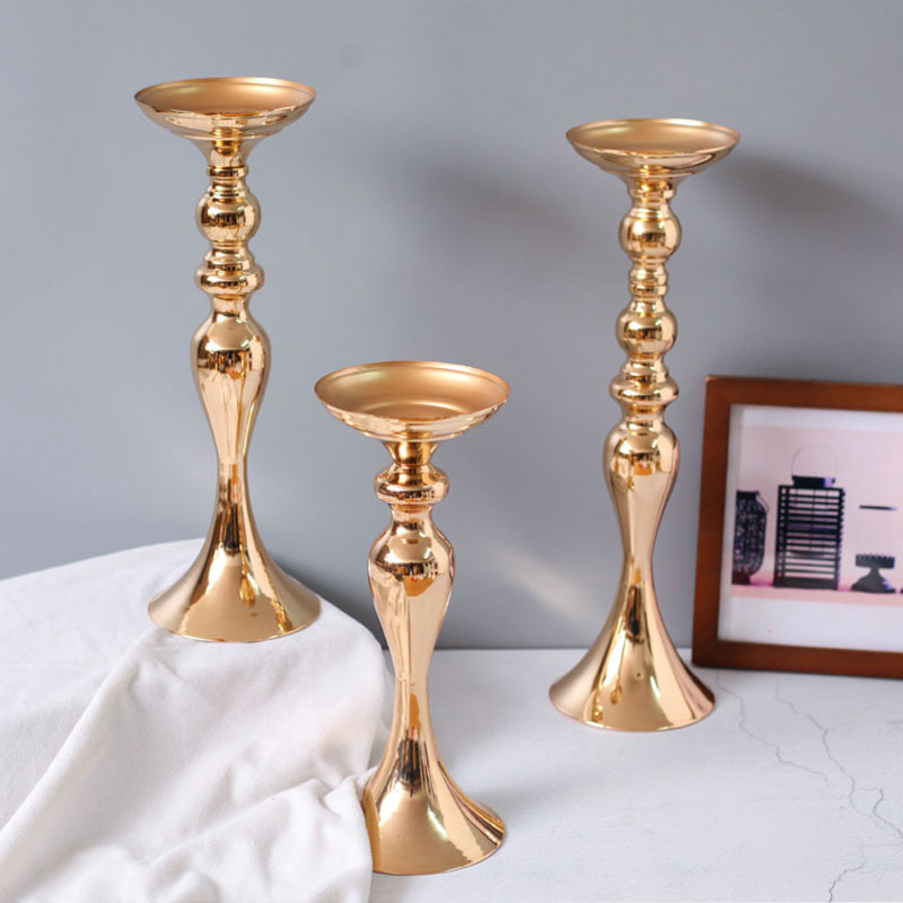 3 Colors Metal Mermaid Candles - Candle Supplies Europe avaliação e preço