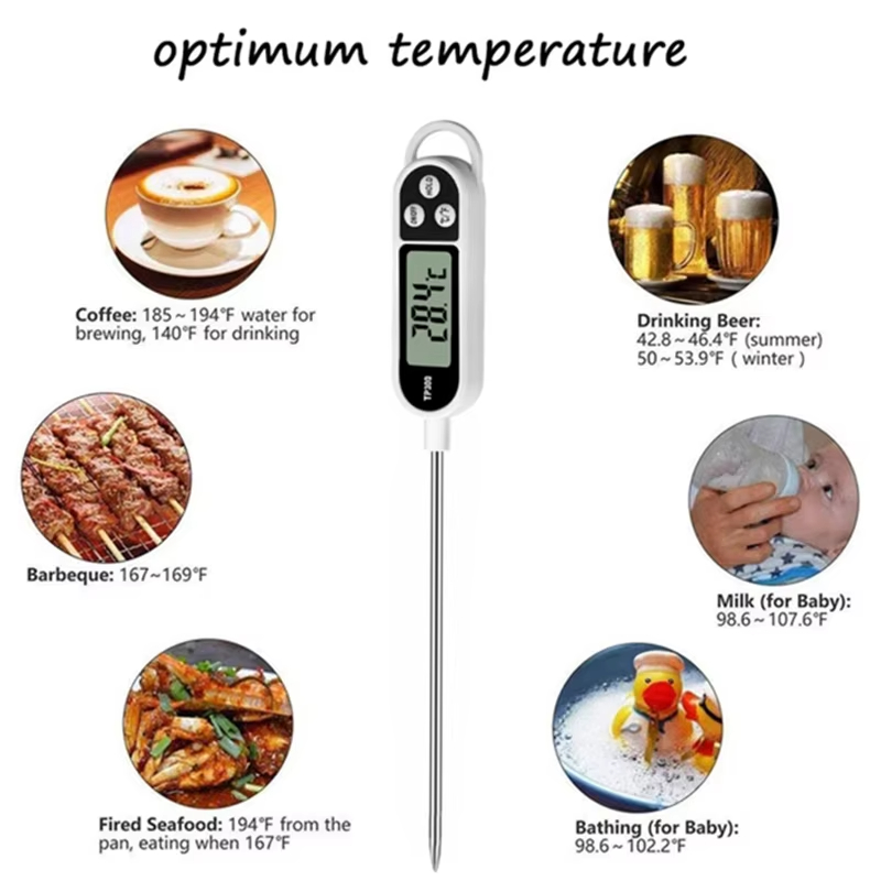 Digital Probe Type Kitchen The - Digital Thermometer Probe avaliação e preço