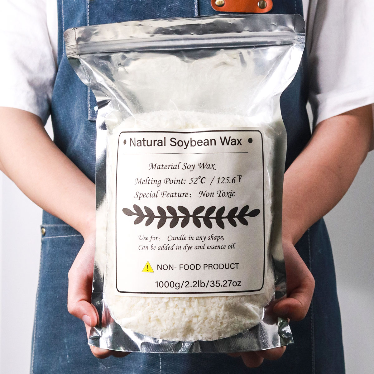 1KG Natural Soy Wax Granular S - Candle Supplies Storage avaliação e preço