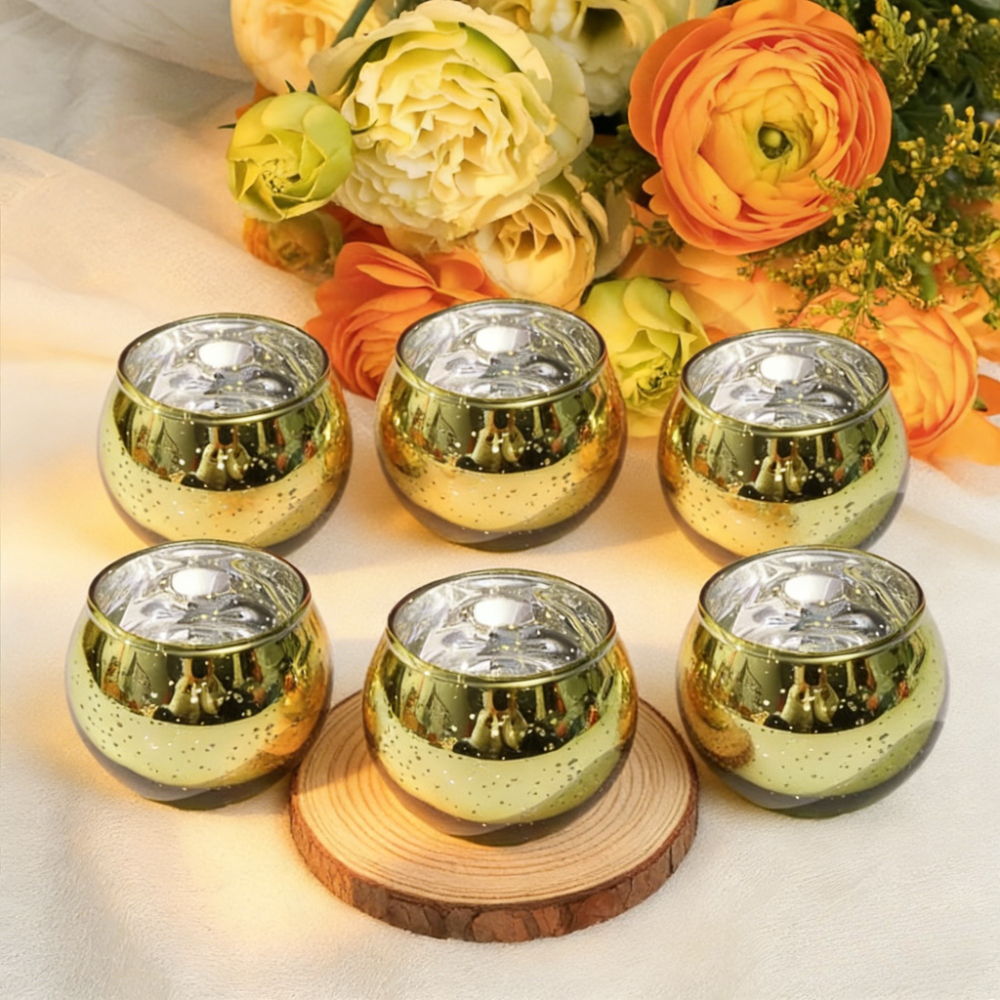 6/12Pcs Glass Candle Holders B - Candle Supplies Europe avaliação e preço