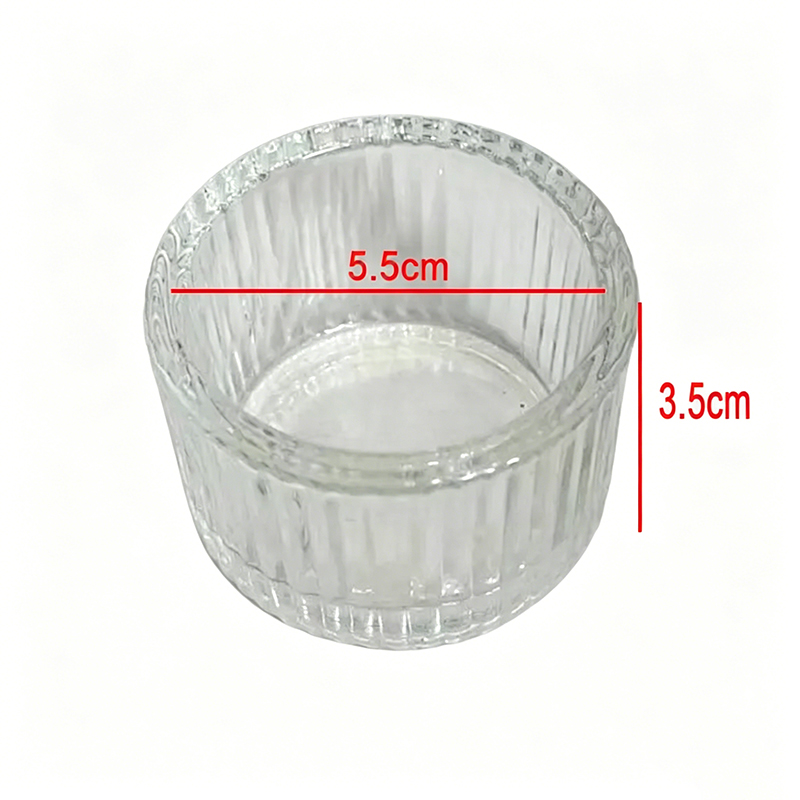 Small Clear Mini Candlestick T - Candle Glass Supplies avaliação e preço